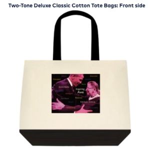 Barack Obama & Ruth Bader Ginsberg canvas tote bag